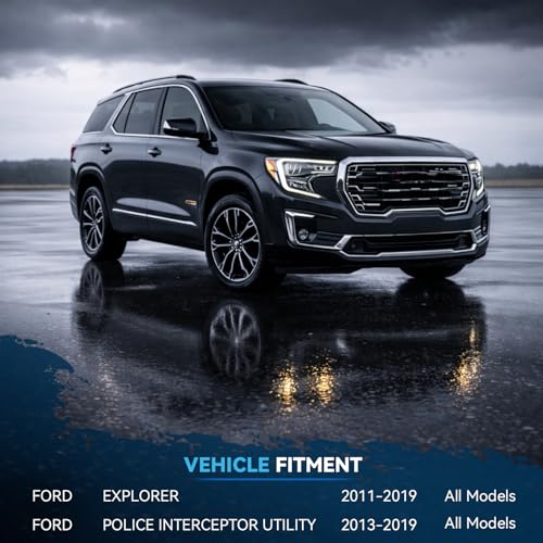 Image of Detroit Axle - 10pc Front End Kit fo 2011-2019 Ford Explorer, 2013-2019 | Police Interceptor Utility, 2 Lower Control Arms with Ball Joints 4 Outer Inner Tie Rods 4 Front Rear Sway Bar Links