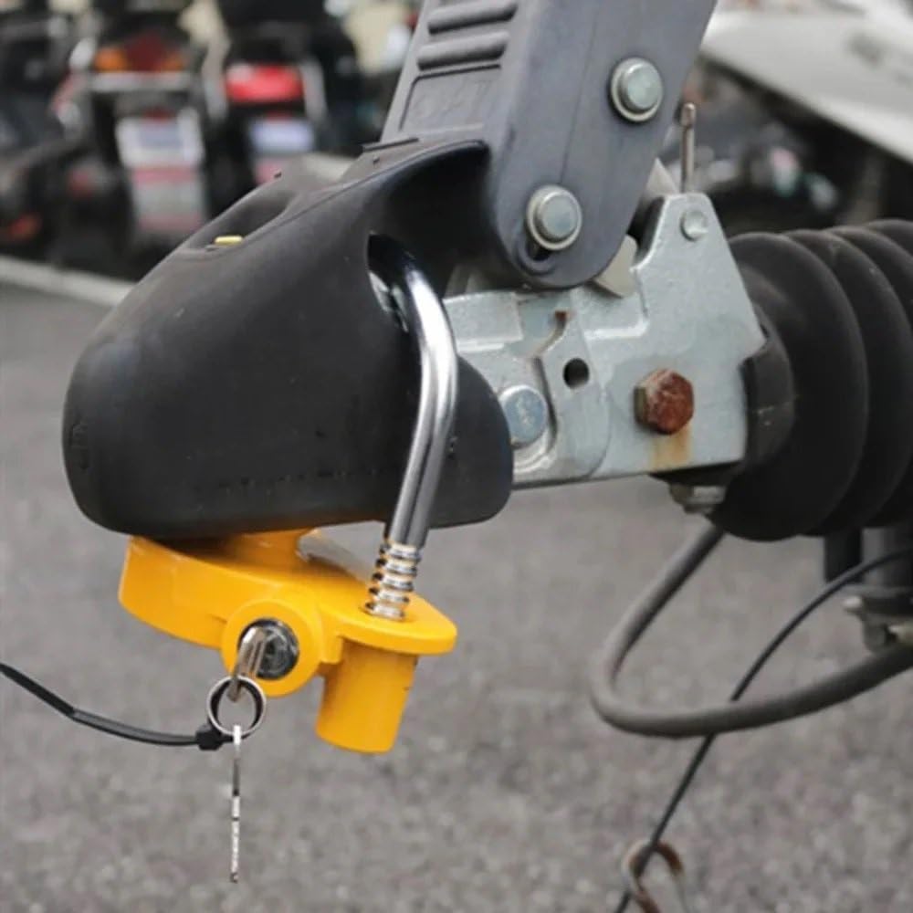 Remolque Coche Acoplamiento de Bola para Remolque con Bloqueo en Forma de U, Universal, Resistente, antirrobo, para Caravana, Accesorios para Remolque Bola Remolque