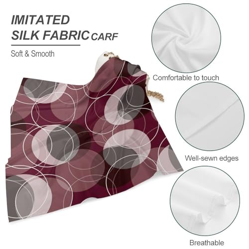 Square Women Silk Scarf Hair Wrap Shawl Chiffon Stole Scarves Headscarf3