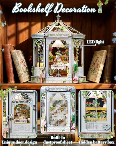 CUTEBEE Windsor Flower House Book Nook Kit thumbnail 4