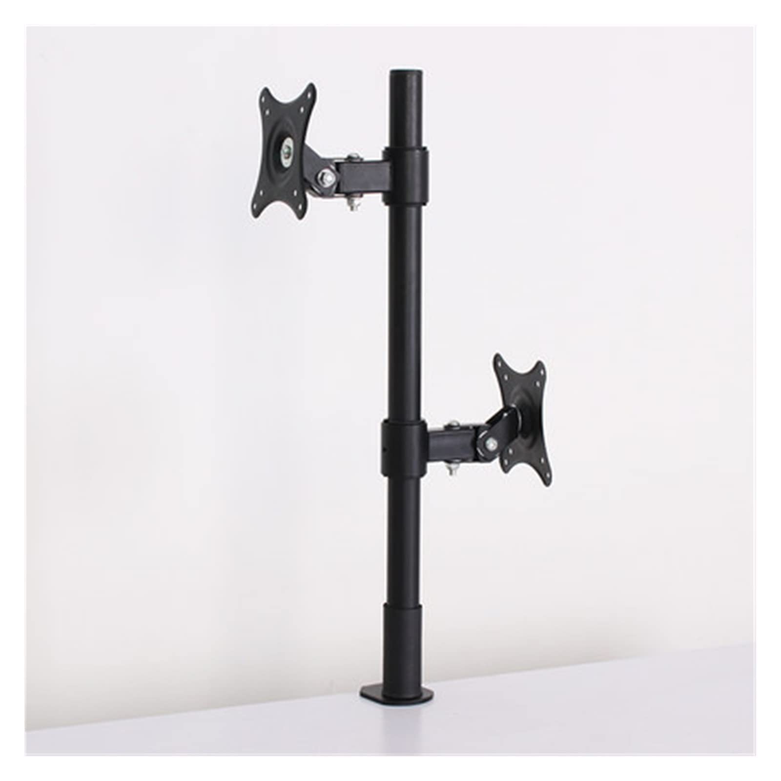 TKJfdTY Sc013B Desktop Clamping 13-27" Dual Screen Monitor Holder Long Arm Monitor Mount Retractable Rotate Lcd Tv Mount Rack Arm，BLSC013A