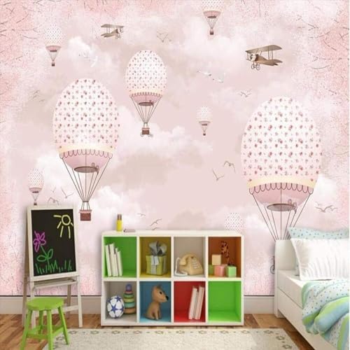 Papel pintado infantil de globos para decorar el dormitorio de los niños 3