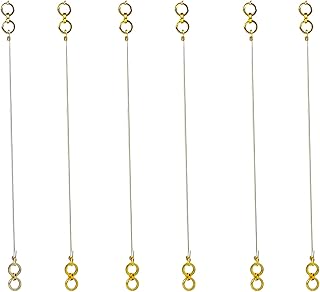 Kyoot Jewels Invisible Kaan Chain Transparent Flexible Stretchable Elastic Ear chain | Champaswaralu Adjustable for Heavy ...