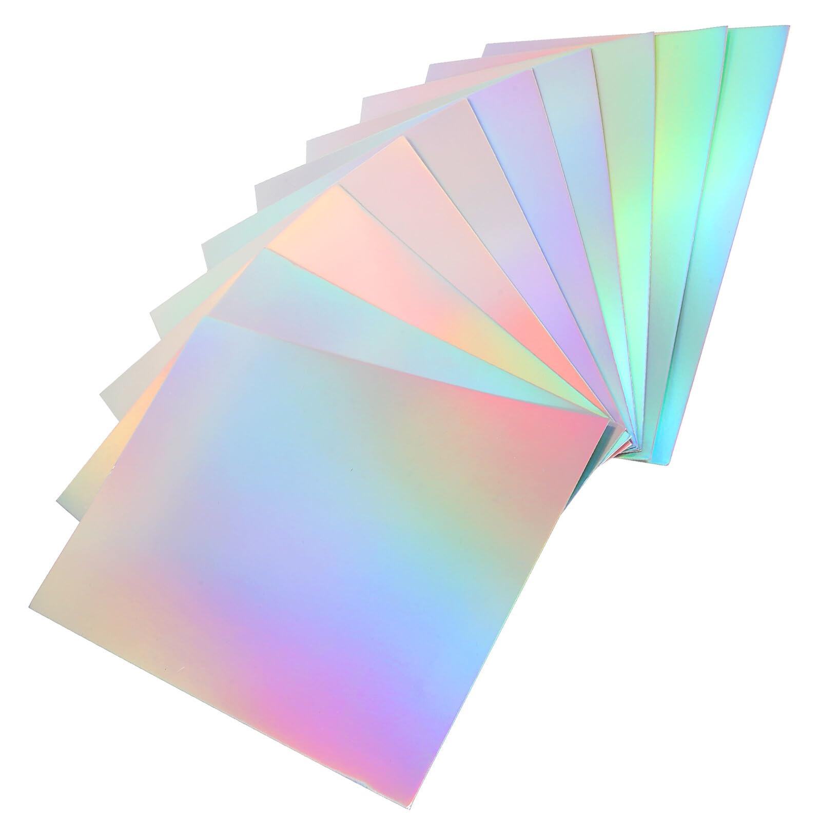 Papier à Plier A4 Laser 50 Pcs Multicolore pour Garçon et Filles et Loisirs Créatifs Bricolage Maison École Fête DIY Artisanat
