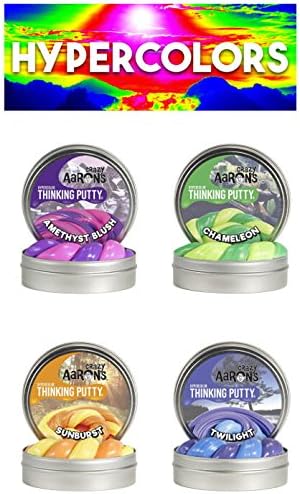 Crazy Aaron's Thinking Putty Mini Tin Complete Bundle Gift Set - 8 Pack