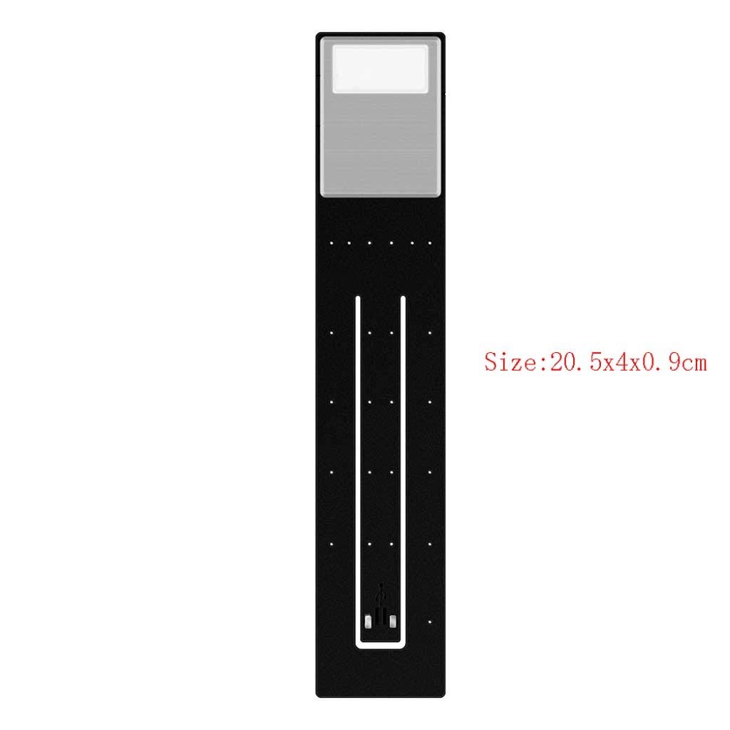 Lámpara de Escritorio Luz del libro clip de lectura lámpara de luz LED recargable USB flexible for lectores de libros electrónicos Kindle libro de la cama Lámpara de lectura para Lectura ( Color : A )