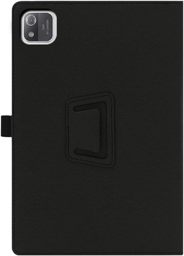 Compatible with Acer Iconia Tab A10-21-A0T7 10-INCH Tablet case, Full Coverage Ultra Slim PU Leather Cover Case Folding Stand Cover Protective Tablet Hand Strap Magnet (Black)