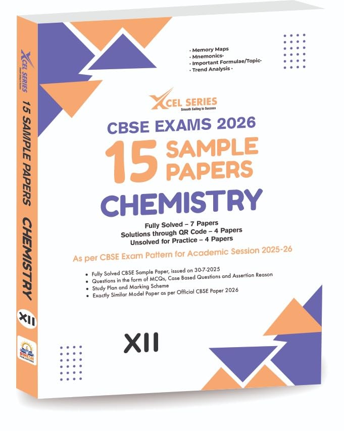 DINESH CBSE Sample Paper-XCEL SERIES Class 12 CHEMISTRY for 2026 ...