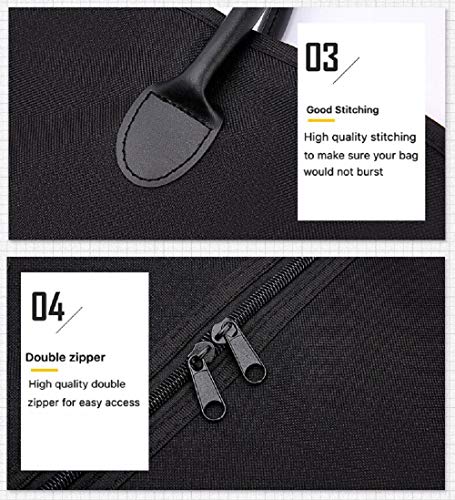 | D.LOFT |40-inch|Carry on Garment bag suit bag for business travel with extra pocket for travelling meeting conference or home storage water proof and tear resistant garment carrier