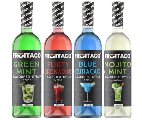 Fruitaco Blue Curacao, Grenadine, Pack of 4 · 250 ml (1 L total) - Image 2