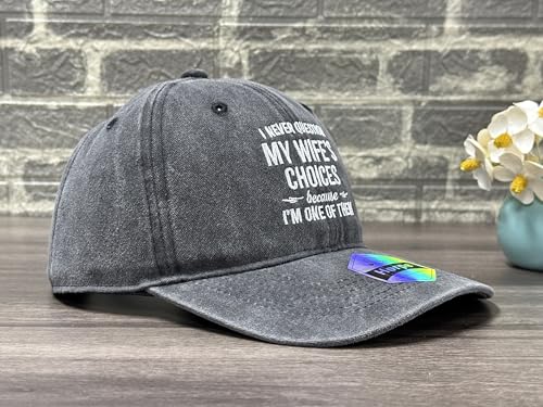 Image of Embroidered Adjustable Baseball Hat for Men Women, Washed Cotton | Premium Embroidery Design, Adjustable Metal Buckle Closure, Simple Lifestyle Wear