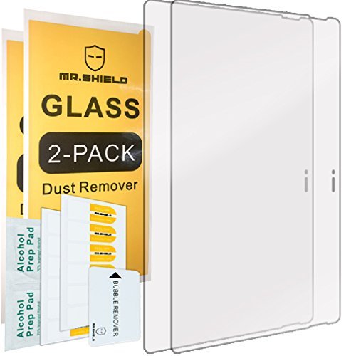 [2-Pack]-Mr.shield Designed For Microsoft Surface Pro 3 12 Inch [Tempered Glass] Screen Protector [0.3Mm Ultra Thin 9H Hardness 2.5D Round Edge] With Lifetime Replacement #TOP14