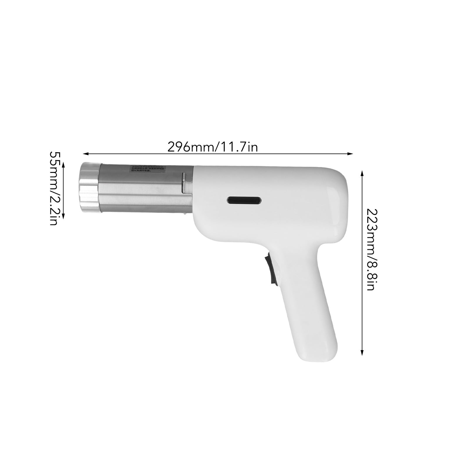 Electric Pasta Maker, 304 Stainless Steel Cordless Pasta Maker Automatic Noodle Maker Machine Portable Noodle Machine for Kitchen (White)