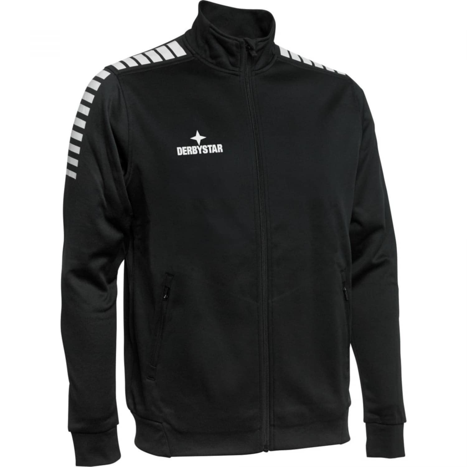 Derbystar Unisex Primo Fleece Jacket Black/White M