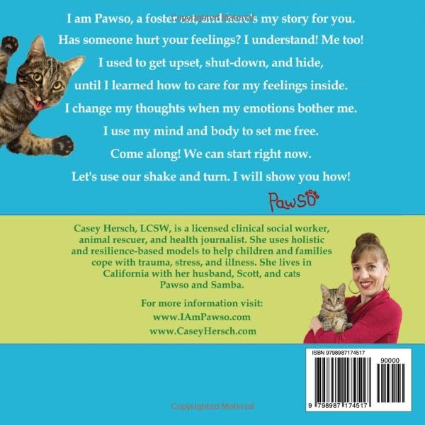 I Am Pawso: A Cat Teaches Kids Ways To Turn Around Difficult Situations: Colorful mental health kids book. Get confident ages 3-10. Cats that teach practical tools. Psychotherapist recommended book. - Image 2
