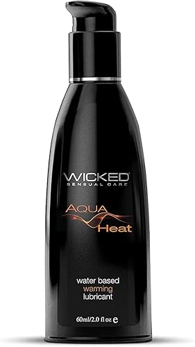 ZANGO Wicked Aqua Heat - Lubricante personal a base de agua (2.0 fl oz), efecto (efecto desconcertante)