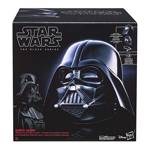 Hasbro Star Wars E0328EU4 - Star Wars The Black Series Replica Darth Vader Helm, Schwarz, ab 14 Jahre