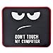 Price comparison product image BCMRUN Mouse pad,Game Mouse Mat with Smooth Surfase and Stitched Edges for games&office 11.8 * 9.8 * 0.1 inch (Do not touch me)