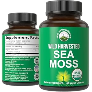 Organic Sea Moss Capsules. Wild Har...