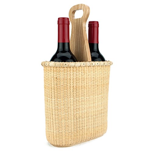 Amazon | Teng Tian ウーブン ラタン ワインラック ワインバスケット