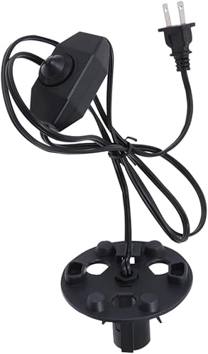 Housoutil Adaptador de enchufe de cable de repuesto, 1 juego de convertidor de salida de bombilla E12, adaptador de salida de bombillas Wiz,