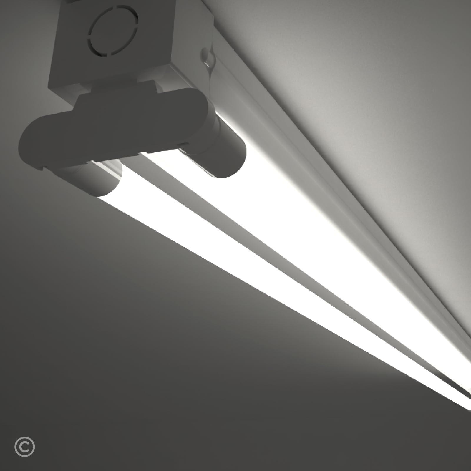 Eurocali 4 Tubi LED 24W 150cm T8 G13 con Starter 3000 Lumen Garanzia 3 Anni - Luce Naturale 4000K - Alta Luminosità 125 lm/W - Materiale Nano Plastic Sostituzione Neon per Soffitto Garage Negozio