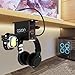 COZOO Headphone Stand with USB Charger Under Desk Headset Holder Mount with 3 Port USB Charging Station (20W PD & QC3.0) and iWatch Stand Smart Watch Charging Dock Dual Earphone Hanger Hook,UL Tested