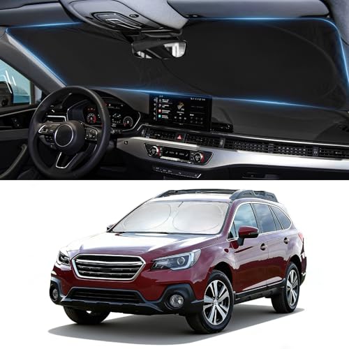 2nd Row Sunshade - 2025 Subaru Forester 6 BOODANCARS Sun Shade for Outback Windshield Sunshade fit for Subaru Outback 2015-2018 2019 Accessories Front Window Cover Shield Car Visor Protector Block UV Ray Heat