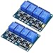 Bestgle Modulo Relè a 4 canali 12V con Optoaccoppiatore Low Relay Module Scheda Arduino con optoisolatore accoppiatore per 51/AVR/AVR/ARM