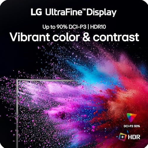 Image of LG 32-Inch Ultrafine 4K UHD (3840x2160) Monitor with HDR10, 90% DCI-P3, Built-in Speakers, OnScreen Control, HDMIx2 and DisplayPort