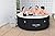 Bestway SaluSpa Miami EnergySense AirJet Inflatable Hot Tub Spa (71" x 26") | Portable Hot Tub with 2 Covers (1 Energy-Efficient Thermal Cover and 1 Standard Cover) | Fits Up to 2-4 Persons | Black