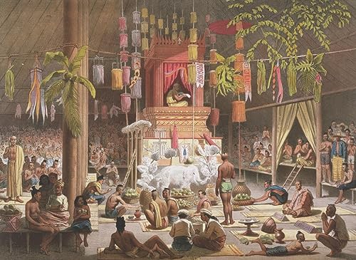 Image Sur Toile Fête dans une pagode Laos Delaporte Décoration Murale Salon