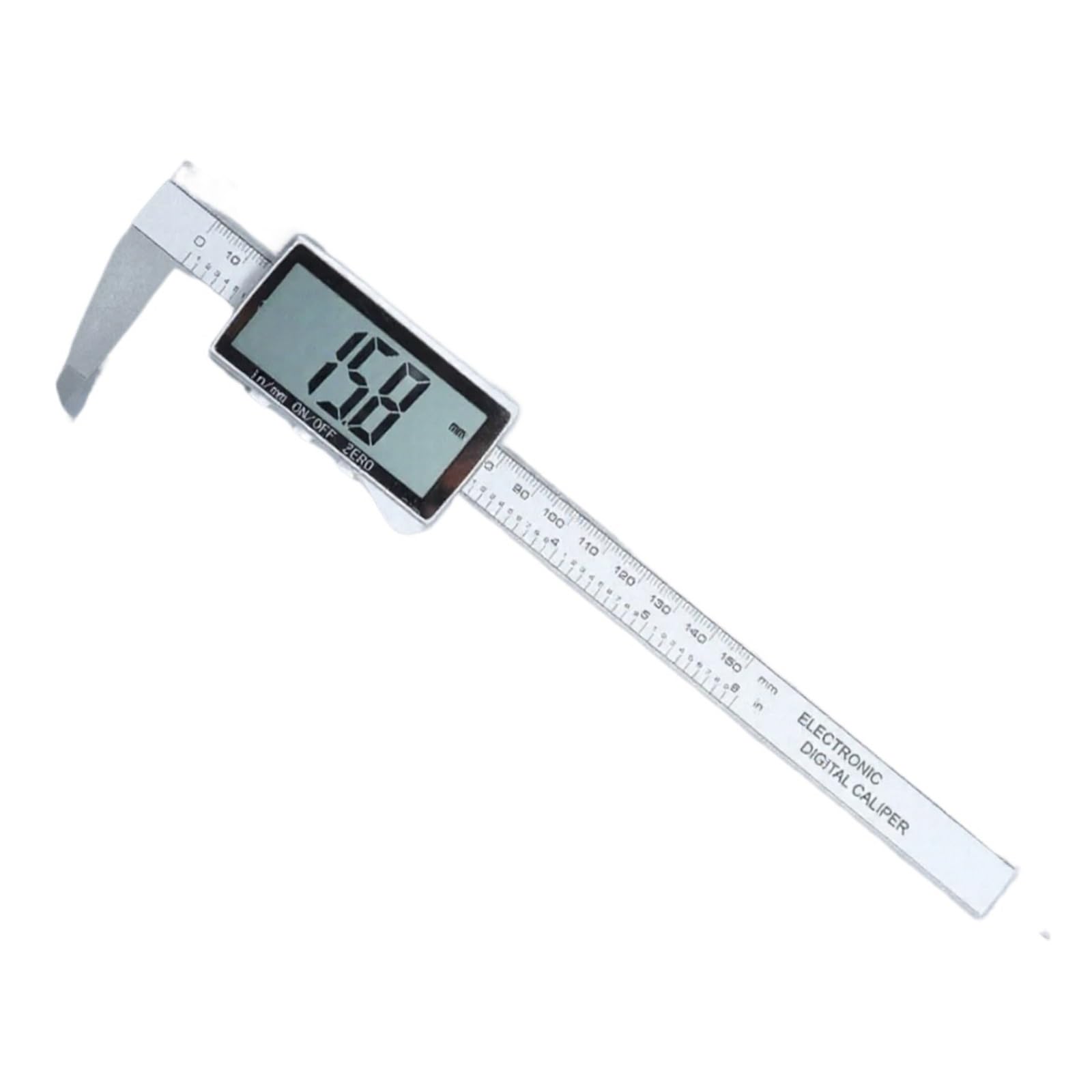 Micrometer, 6 Inch 0-150mm Digital Vernier Caliper LCD Display Metric Conversion High Precision Measurement Tool(A)