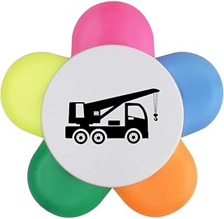 Azeeda 'Mobile Crane Truck Silhouette' Flower...
