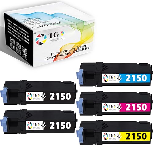 Toner Dell 2150cn 2155cn pack complet pour imprimer les dossiers à la maison
