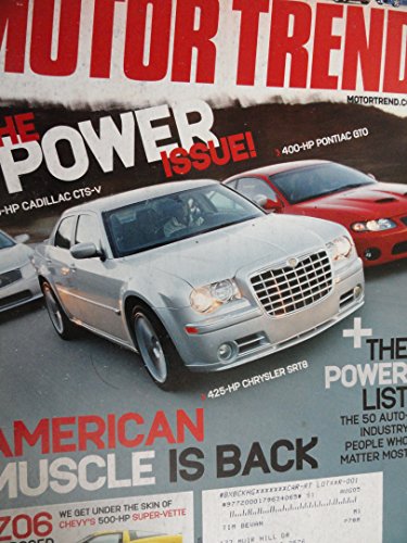 2005 Dodge Viper / Dodge Charger / 2006 Chevy Chevrolet Corvette Z06 / 2006 Infiniti M45 Sport / 2005 Mazda 3 / Mini Cooper S / Mitsubishi Lancer Ralliart / Scion TC / 2006 Range Rover Sport Road Test