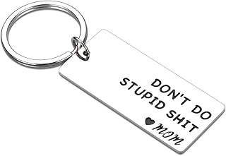 Funny Birthday Gifts for Son Daughter from Mom Don't Do St Keychain Funny Sarcasm Gift for Women Men Friend Teenager Boy Girl Graduation Valentine Humor Gag Gifts Mother to Kid Stocking Stuffer