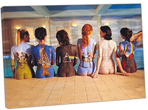 Pink Floyd Back Catalogue Impression sur toile encadrée Décoration de la maison 102 x 76 cm Profondeur 38 mm