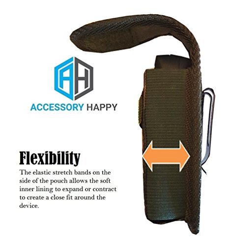 Accessoryhappy 5647371108 Military Grade Cell Phone Case, Camo Rugged Pouch Holster Nylon Metal Flip Phone Belt Case Fits Kyocera Cadence S2720 thumb #2