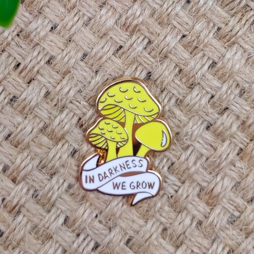 Cute Mushroom Badge Pin - Fun Series - Enamel Lapel Pin - Plated Badge for Clothing, Bags, and Lanyards4