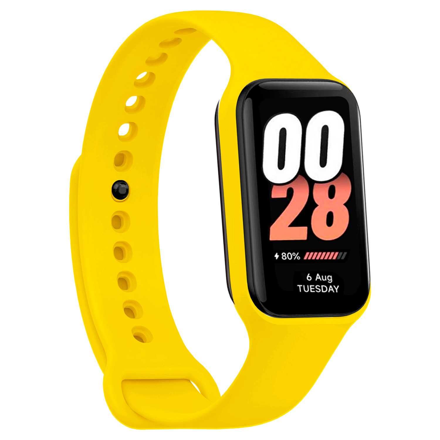 Bracelet Métal Maille Pour Xiaomi Smart Band 9 Active/Redmi Band 3 - Acier Inox Argent