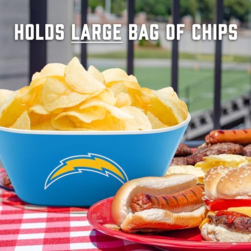 Image of YouTheFan NFL Los Angeles Chargers Large Party Bowl