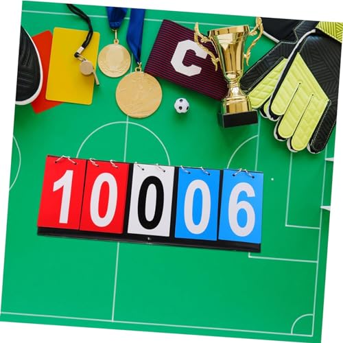Tablero de Marcador de Mesa de 5 Dígitos con Fichas Giratorias, para Competencias Deportivas: Bádminton, Voleibol, Tenis de Mesa, Fútbol y Baloncesto miniatura 7