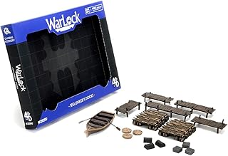 Dungeons & Dragons: Warlock Tiles Accessory: Spelunker's Docks – D&D Miniatures by WizKids – Ages 14+ - Compatible with DND and Other Tabletop RPG TTRPG