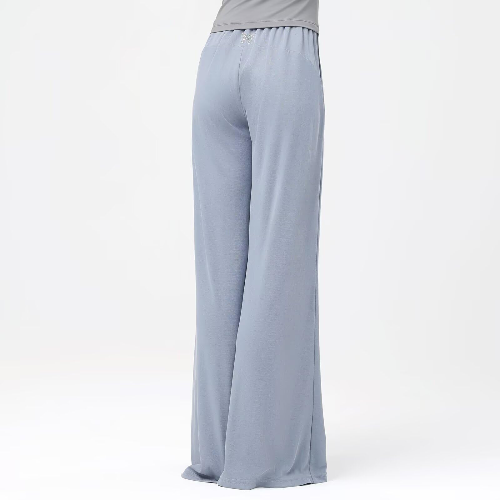 Pantaloni Dritti da Donna, Pantaloni Casual da Donna, Pantaloni Lunghi a Gamba Larga per Danza Jogging Sport Tutti I Giorni