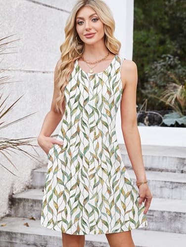 Image of Kikibell Womens Summer Dresses Sundress Beach Outfits Travel Dress Beach Dress Vacation Outfits Coverup M
