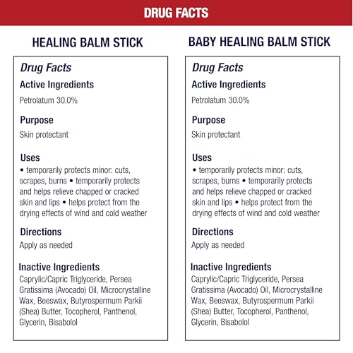Aquaphor Healing Balm Stick and Baby Balm Stick Set, 2 x 0.65 OZ - image 7