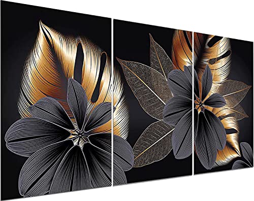 Hjjdiyes Diamond Painting Erwachsene Blumen 3 Teilig, 5D Bilder , Groß xxl...