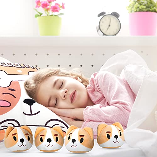 Cute Throw Pillows Plush Pillow Throw Pillow 18 X 14 Inch Stuffed Animal Removable Fluffy Creative Doll Pillow Lovely Decorative Pillow For Boys Little Girls Sofa Party Decor (Puppy) #TOP6