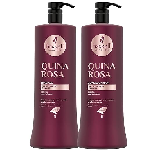 Kit Haskell Quina Rosa Profissional (2 Produtos)